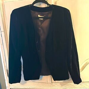 Vintage black velvet jacket